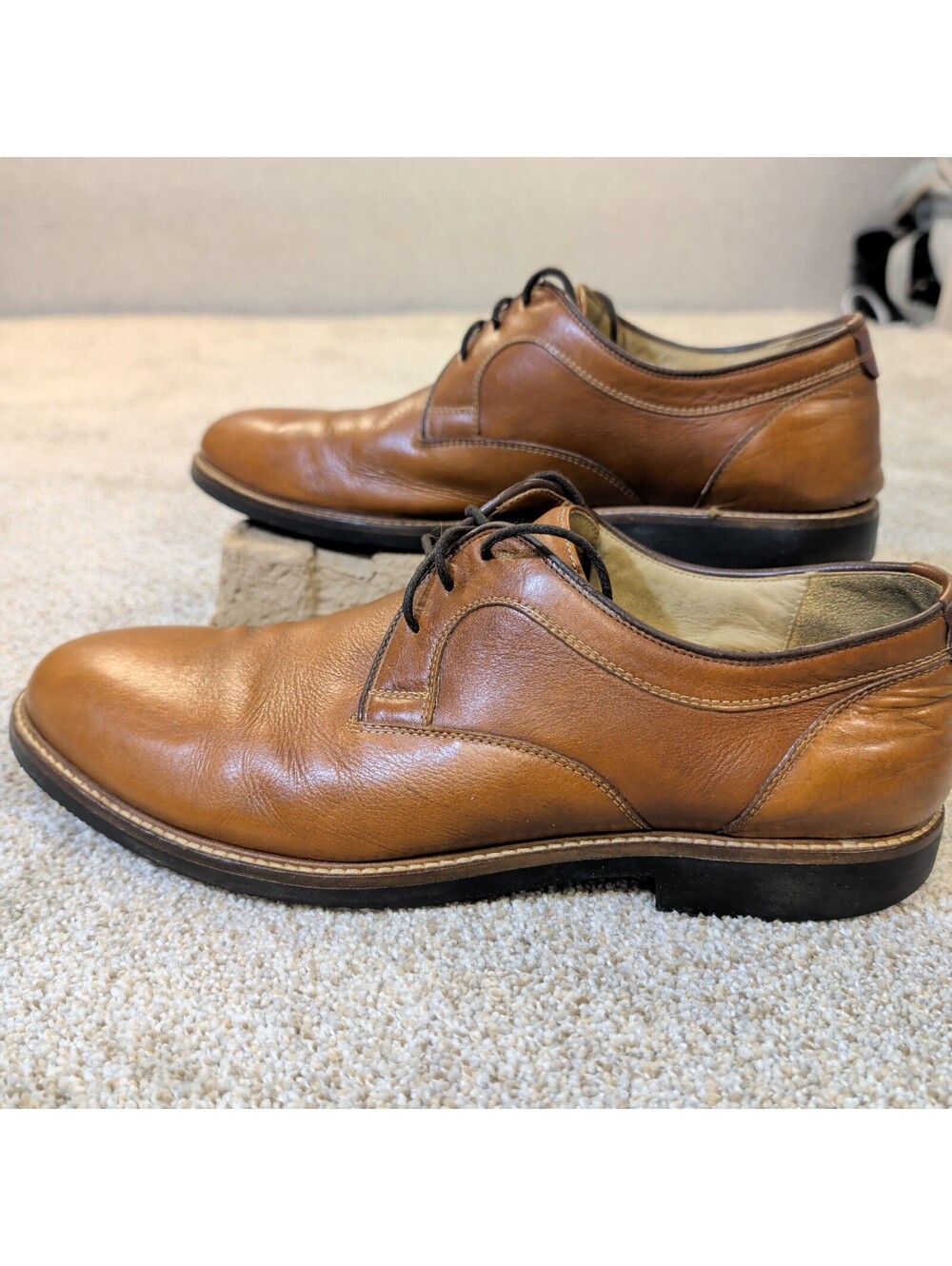 Johnston & Murphy Brown Leather Men's Dress Shoes Size 12M